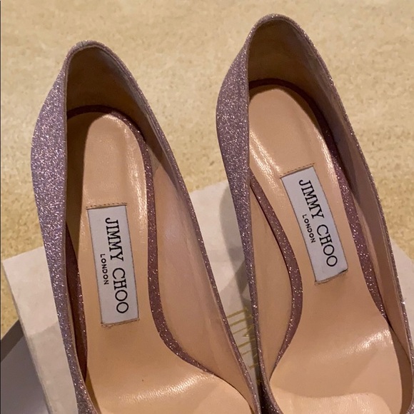 Jimmy Choo ROMY 100. Ballet pink - Picture 2 of 5